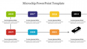 Simple Microchip PowerPoint Template PPT Slide Design