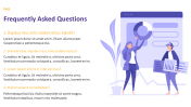 Editable Frequently Asked Questions PowerPoint Slide