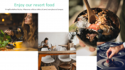 Delicious Resort Food PowerPoint Presentation PPT Template