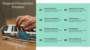 Eight Node Diagnosis Presentation Template Slide PowerPoint