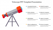 Eight Node Telescope PPT Template Presentation Slide