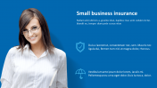 Small Business Insurance PPT Template & Google Slides