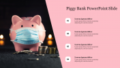 Excellent Portfolio Piggy Bank PowerPoint Slide Template