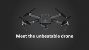Drone PowerPoint Background Template and Google Slides
