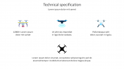 Creative Drone Technical Specification PowerPoint Slide 