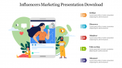 Stunning Influencers Marketing Presentation Download