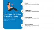 Four Node Influencer Marketing Presentation Slide