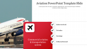 Portfolio Aviation PowerPoint Template Slide