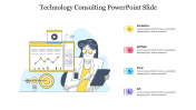 4 Node Technology Consulting PowerPoint Slide