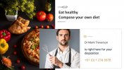 Get Healthy Diet Presentation Template Slide Designs