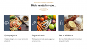 Alluring Diet Food PowerPoint Template Presentation