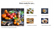 Editable Diet Food Presentation Template Slide Design