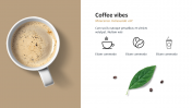 Best Coffee Vibes PowerPoint Download Slide Template