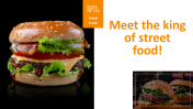 Elegant Street Food Presentation Template Slide Design