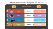 Jeopardy PowerPoint Template With Score and Google Slides