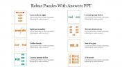 Rebus Puzzles With Answers PPT Template & Google Slides