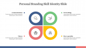 Four Node Personal Branding Skill Identity Slide
