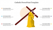 Six Node Catholic PowerPoint Template Slide Presentation