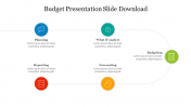 Five Node Budget Presentation Slide Download Template