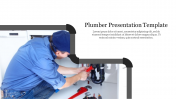 Innovative Plumber Presentation Template PowerPoint Slide