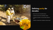 Best Honey Farming Presentation Template Download Slide