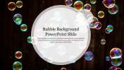 Excellent Bubble Background PowerPoint Slide Template