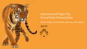 International Tiger Day PowerPoint Template & Google Slides