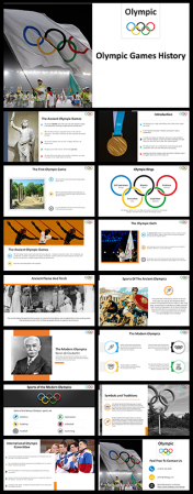 History of Olympic PowerPoint and Google Slides Templates
