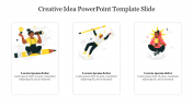 Best Creative Idea PowerPoint Template Slide Presentation