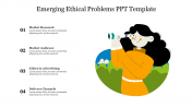 Editable Emerging Ethical Problems PPT Template Presentation