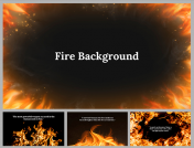 Fire Background PowerPoint And Google Slides Templates