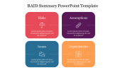 Effective RAID Summary PowerPoint Template Presentation