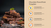 Editable Chocolate PowerPoint Template For Presentation