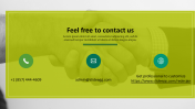 Simple Contact Us PowerPoint Download PPT Slide Design