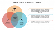 Multicolor Shared Values PowerPoint Template Designs