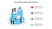 PowerPoint Data Visualization PowerPoint With Three Nodes