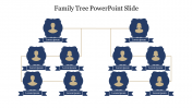 Effective Family Tree PowerPoint Slide Template Design