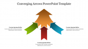 Converging Arrows PowerPoint Template and Google Slides