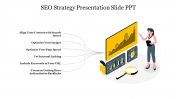 Six Node SEO Strategy Presentation Slide PPT
