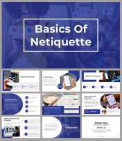 Basics Of Netiquette PowerPoint and Google Slides Templates