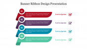 Editable Banner Ribbon Design Presentation