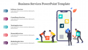 Awesome Business Services PowerPoint Template Design