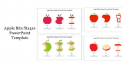 Elegant Apple Bite Stages PPT Presentation and Google Slides