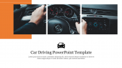 Portfolio Car Driving PowerPoint Template Slide 