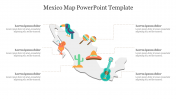 Cute Mexico Map PowerPoint Template For Your Purpose