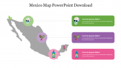 Our Predesigned Mexico Map PowerPoint Download Slides