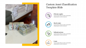 Four Node Custom Asset Classification Template Slide Design