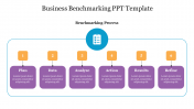 Six Node Business Benchmarking PPT Template