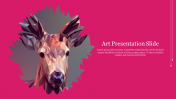 Mind-Blowing Art Presentation Slide PPT Themes Design
