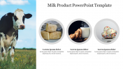 Get Best Milk Product PowerPoint Template presentation